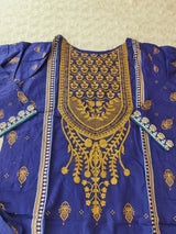 Pakistani Stitched lawn Embroidered Salwar kameez ready to ship