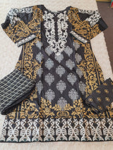 Pakistani Stitched lawn Embroidered Salwar kameez ready to ship