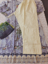 Pakistani Stitched lawn Embroidered Salwar kameez ready to ship