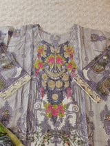 Pakistani Stitched lawn Embroidered Salwar kameez ready to ship