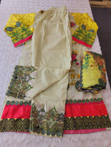 Pakistani Stitched lawn Embroidered Salwar kameez ready to ship