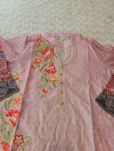 Pakistani Stitched Embroidery Lawn Suit Ready To Ship