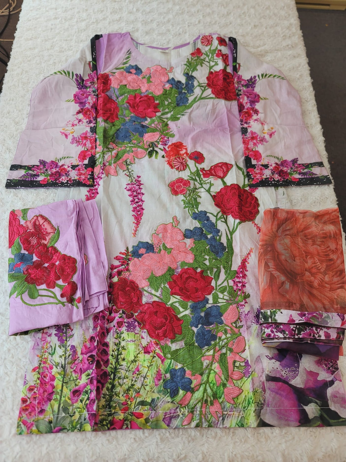 Pakistani Stitched Embroidery Party Wear Dresses Ready To Ship