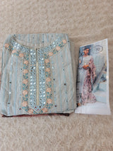 Pakistani Stitched Embroidery lawn Dresses Ready To Ship