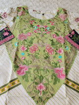 Indian Cotton Stitched Embroidery Suit Ready To Ship