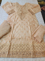 Pakistani Stitched lawn Embroidered Salwar kameez ready to ship