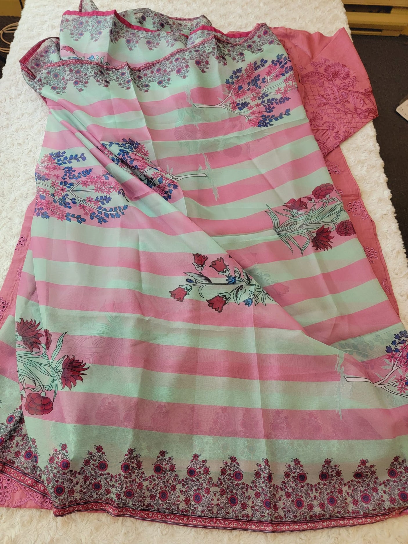 Pakistani Stitched Embroidery luxury  lawn Dresses Ready To Ship