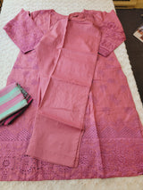 Pakistani Stitched Embroidery luxury  lawn Dresses Ready To Ship