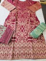 Pakistani Stitched lawn Embroidered Salwar kameez ready to ship