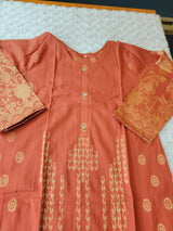 Pakistani Stitched lawn Embroidered Salwar kameez ready to ship