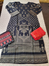 Pakistani Stitched lawn Embroidered Salwar kameez ready to ship