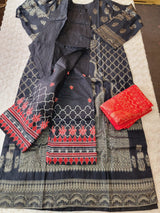 Pakistani Stitched lawn Embroidered Salwar kameez ready to ship