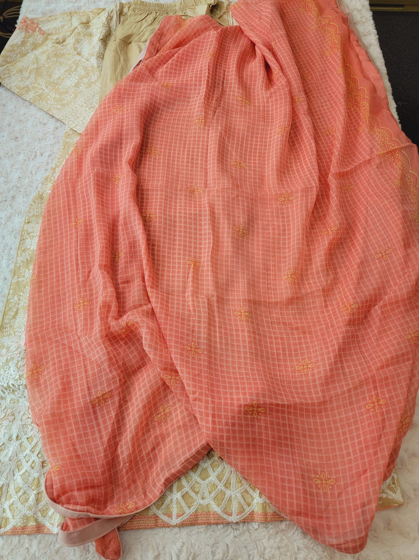 Pakistani Stitched lawn Embroidered Salwar kameez ready to ship