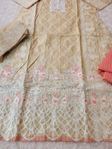 Pakistani Stitched lawn Embroidered Salwar kameez ready to ship