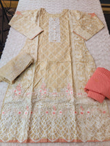 Pakistani Stitched lawn Embroidered Salwar kameez ready to ship