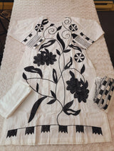 Pakistani Stitched lawn Embroidered Salwar kameez ready to ship