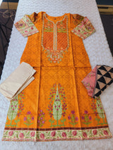 Indian Stitched Embroidery Suit Ready To Ship