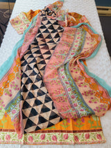 Indian Stitched Embroidery Suit Ready To Ship