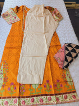 Indian Stitched Embroidery Suit Ready To Ship
