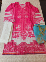 Pakistani Stitched Embroidery luxury  lawn Dresses Ready To Ship