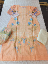 Indian Stitched Embroidery Suit Ready To Ship