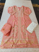 Indian Stitched Embroidery Suit Ready To Ship