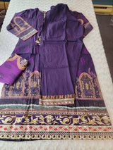 Indian Stitched Embroidery Suit Ready To Ship