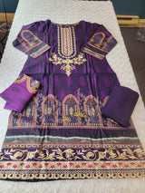 Indian Stitched Embroidery Suit Ready To Ship