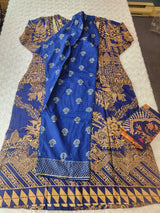 Indian Stitched Embroidery Suit Ready To Ship