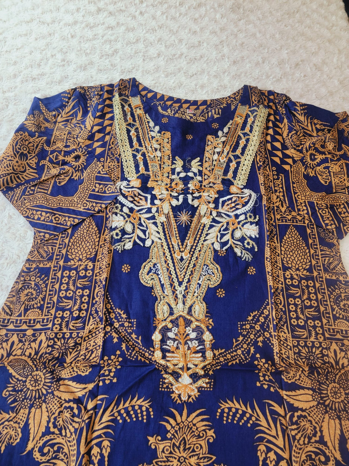 Indian Stitched Embroidery Suit Ready To Ship