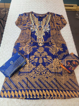 Indian Stitched Embroidery Suit Ready To Ship