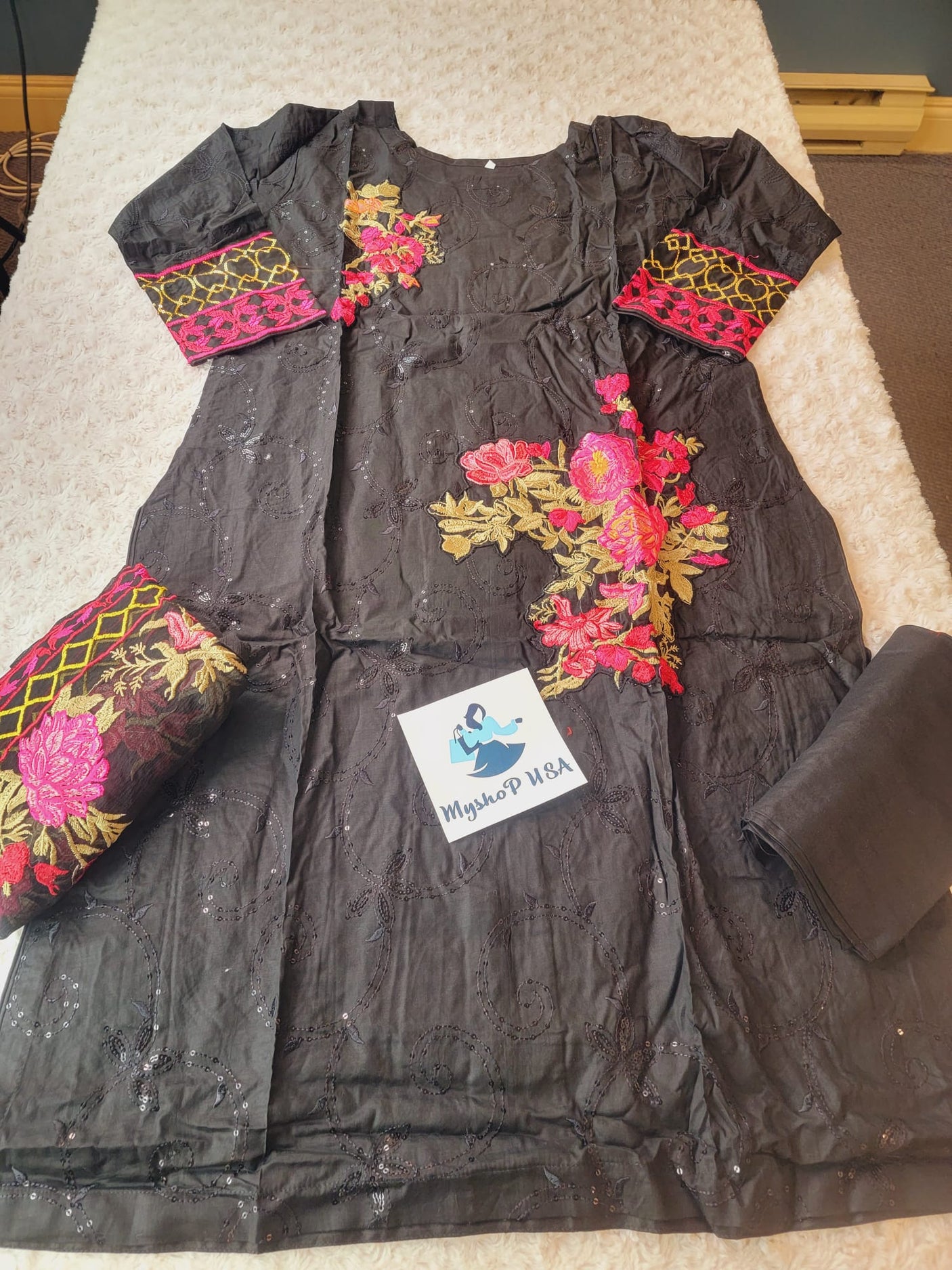 Pakistani Stitched Embroidery luxury  lawn Dresses Ready To Ship