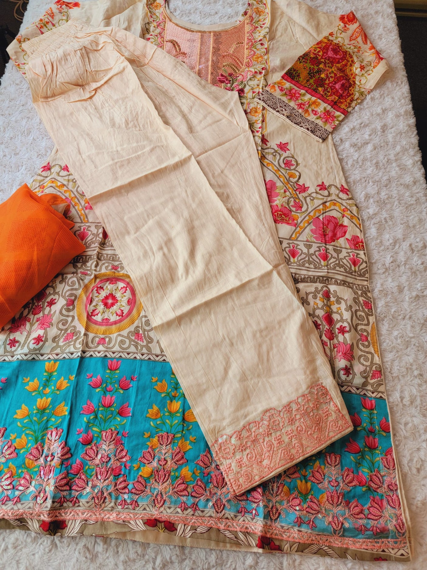 Pakistani Stitched Embroidery luxury  lawn Dresses Ready To Ship