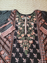 Pakistani Stitched lawn Embroidered Salwar kameez ready to ship