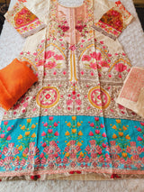 Pakistani Stitched Embroidery luxury  lawn Dresses Ready To Ship