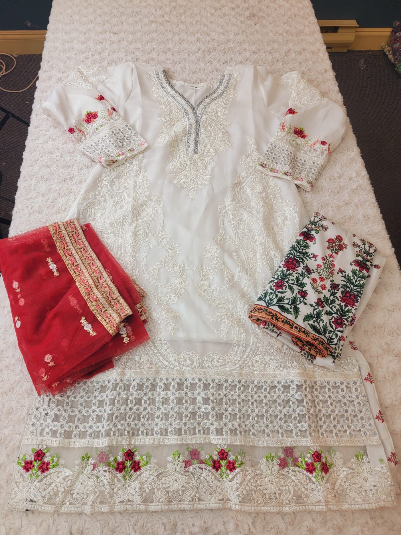 Pakistani Embroidered Party wear  Ready To Ship