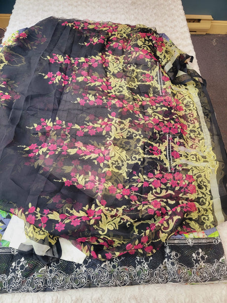 Indian Cotton Embroidered Suit Ready To Ship