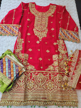 Pakistani Stitched Embroidery Party Wear Dresses Ready To Ship