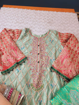 Pakistani Stitched Embroidery Party Wear Dresses Ready To Ship