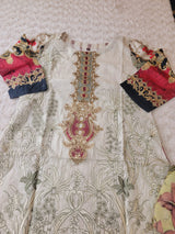 Indian Cotton Embroidered Suit Ready To Ship