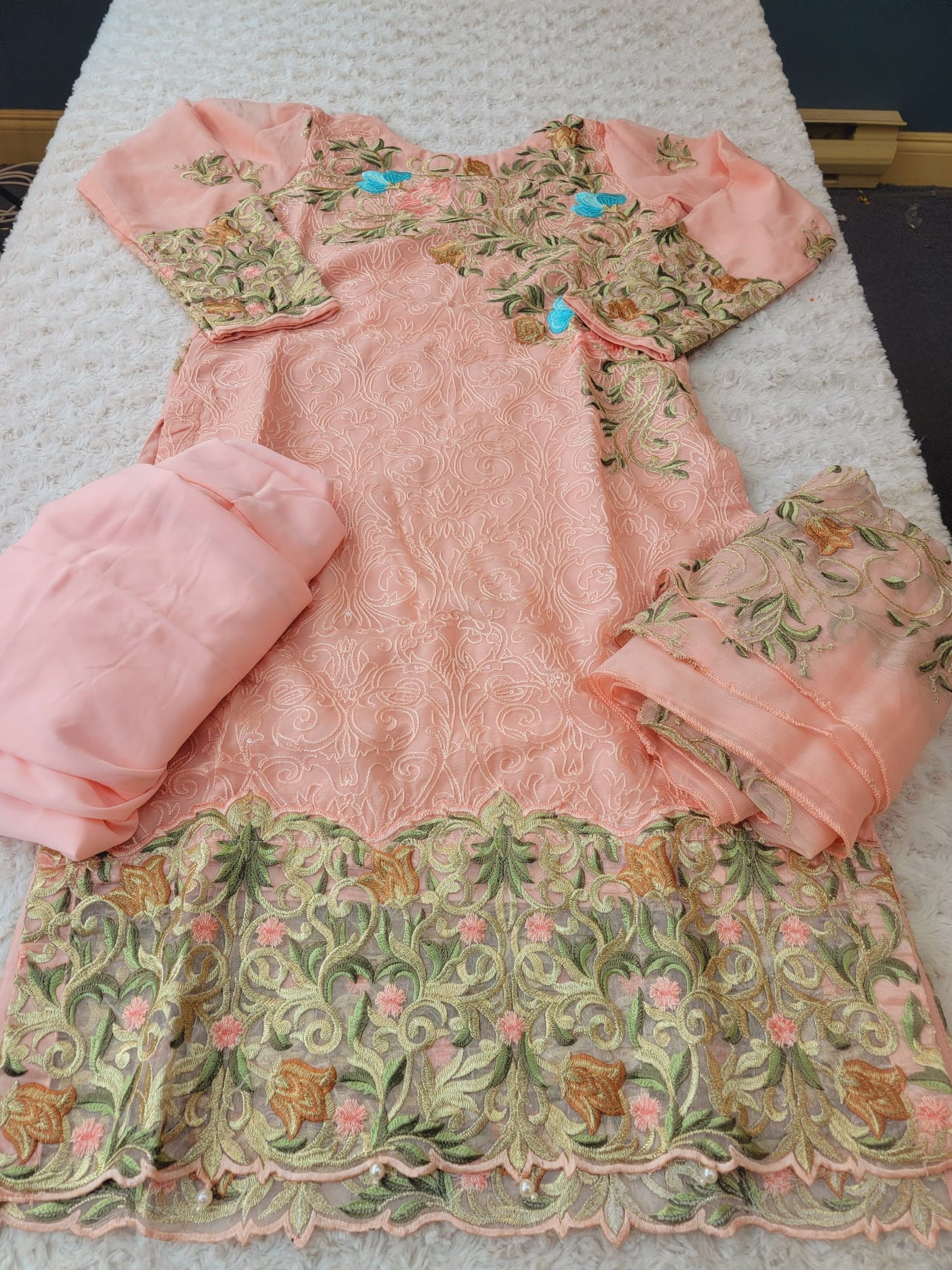 Pakistani Embroidered Party wear  Ready To Ship