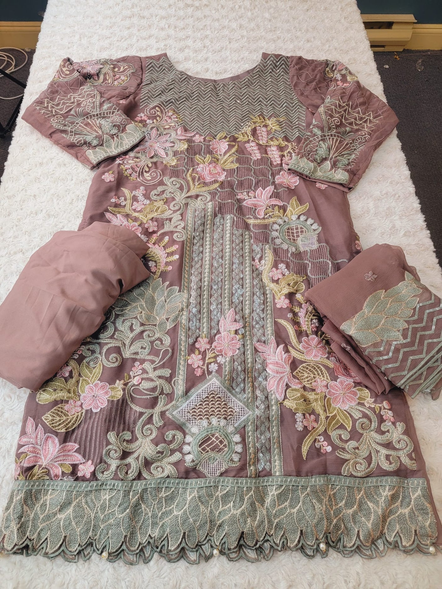 Pakistani Embroidered Party wear  Ready To Ship