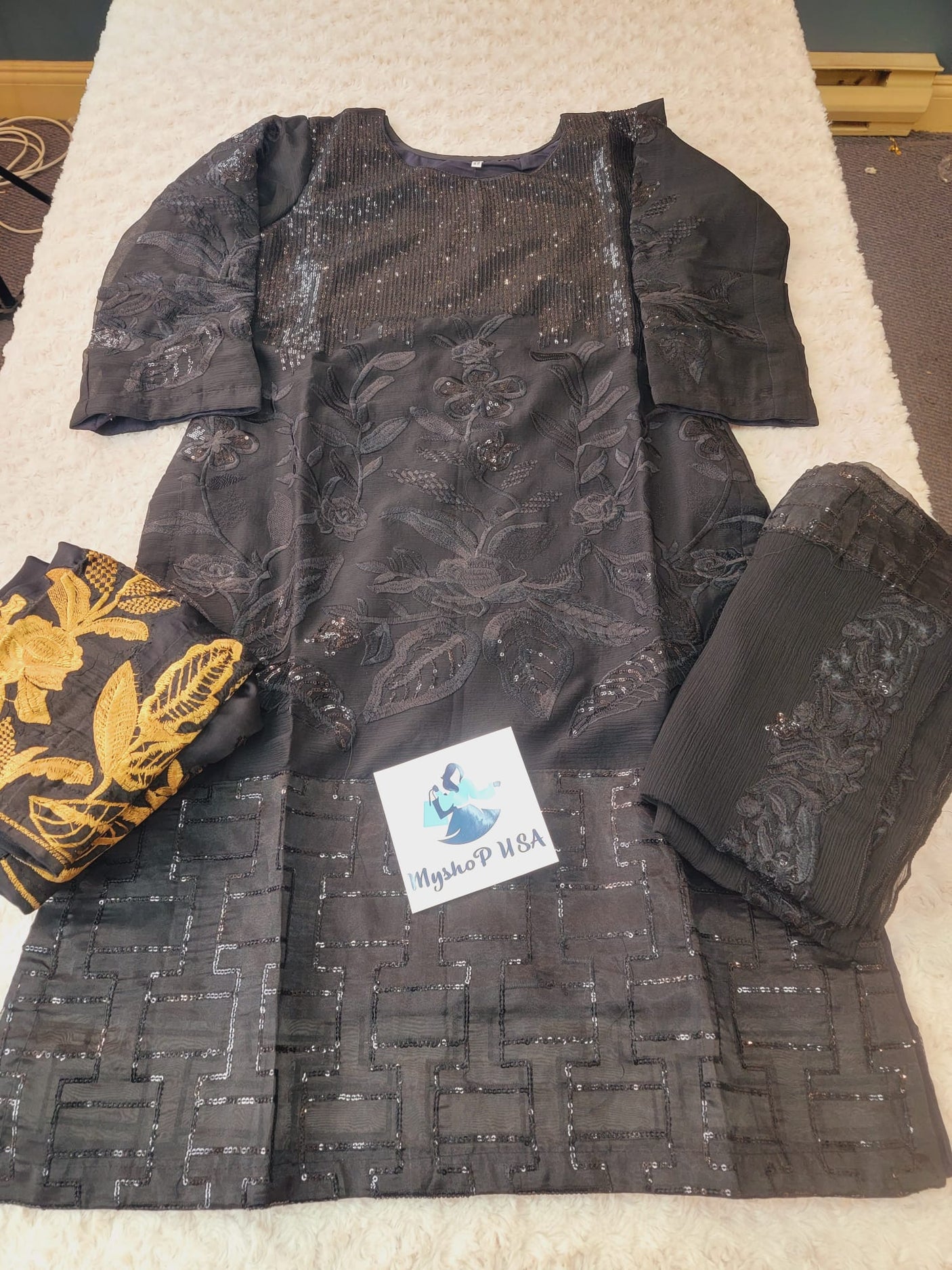 Pakistani Embroidered Party wear  Ready To Ship