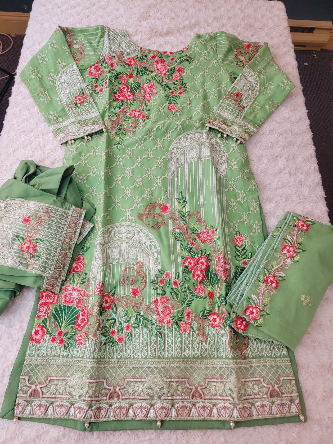 Pakistani Embroidered Party wear  Ready To Ship