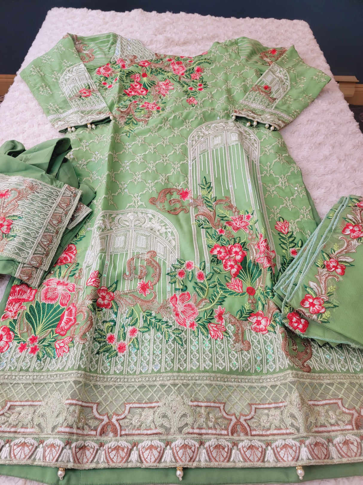 Pakistani Embroidered Party wear  Ready To Ship