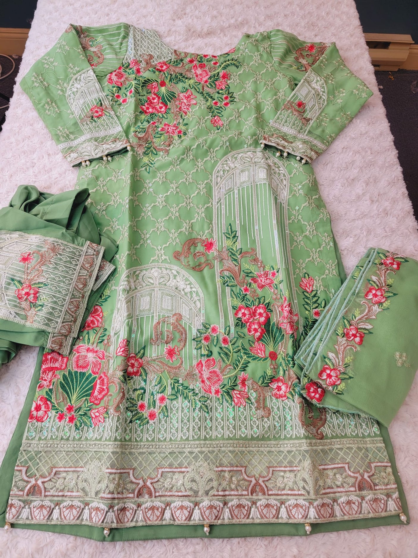 Pakistani Embroidered Party wear  Ready To Ship