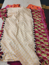 Pakistani linen Embroidered Salwar kameez Ready To Ship