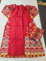 Pakistani linen Embroidered Salwar kameez Ready To Ship