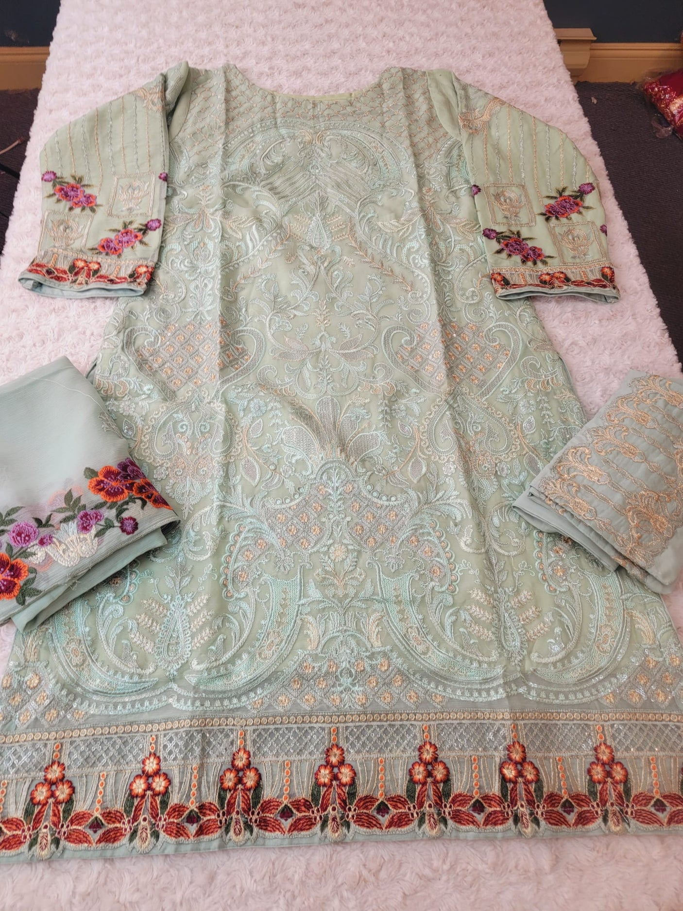 Pakistani Embroidered Party wear  Ready To Ship