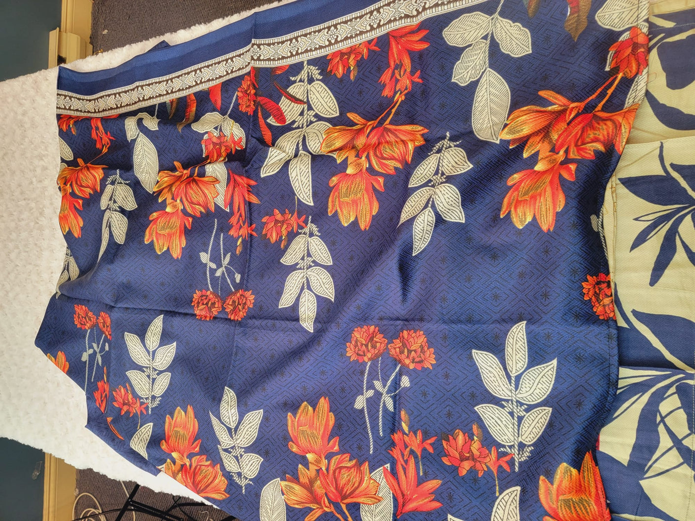 Pakistani linen Embroidered Salwar kameez Ready To Ship